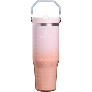 image:imageSTANLEY IceFlow 20 Flip Straw Tumbler with Handle 20 oz  Twist On Lid and Flip Up Straw  Leak Resistant Water Bottle  Insulated Stainless Steel  BPAFree  Stainless Steel AshSorbet Plus