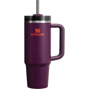 image:imageSTANLEY Quencher H20 Tumbler with Handle and Straw 40 oz  Flowstate 3Position Lid  Cup Holder Compatible for Travel  Insulated Stainless Steel Cup  BPAFree  Blue Dream StonePlum