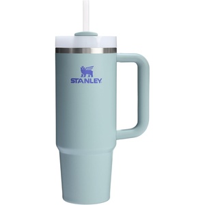 image:imageSTANLEY Quencher H20 Tumbler with Handle and Straw 40 oz  Flowstate 3Position Lid  Cup Holder Compatible for Travel  Insulated Stainless Steel Cup  BPAFree  Blue Dream StoneExclusive Blue Cactus