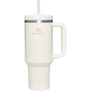 image:imageSTANLEY Quencher H20 Tumbler with Handle and Straw 40 oz  Flowstate 3Position Lid  Cup Holder Compatible for Travel  Insulated Stainless Steel Cup  BPAFree  Blue Dream StoneCream