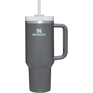 image:imageSTANLEY Quencher H20 Tumbler with Handle and Straw 40 oz  Flowstate 3Position Lid  Cup Holder Compatible for Travel  Insulated Stainless Steel Cup  BPAFree  Blue Dream StoneCharcoal