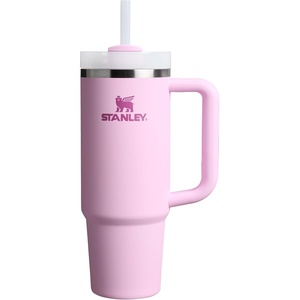 image:imageSTANLEY Quencher H20 Tumbler with Handle and Straw 40 oz  Flowstate 3Position Lid  Cup Holder Compatible for Travel  Insulated Stainless Steel Cup  BPAFree  Blue Dream StoneLight PinkPink
