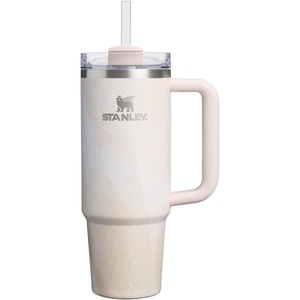 image:imageSTANLEY Quencher H20 Tumbler with Handle and Straw 40 oz  Flowstate 3Position Lid  Cup Holder Compatible for Travel  Insulated Stainless Steel Cup  BPAFree  Blue Dream StoneSahara Plume