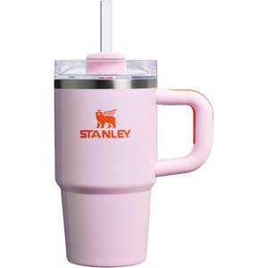 image:imageSTANLEY Quencher H20 Tumbler with Handle and Straw 40 oz  Flowstate 3Position Lid  Cup Holder Compatible for Travel  Insulated Stainless Steel Cup  BPAFree  Blue Dream StoneRose Petal Shimmer