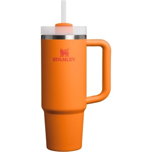 image:imageSTANLEY Quencher H20 Tumbler with Handle and Straw 40 oz  Flowstate 3Position Lid  Cup Holder Compatible for Travel  Insulated Stainless Steel Cup  BPAFree  Blue Dream StoneGoldenrod Coral