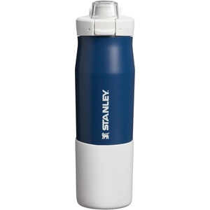 image:imageSTANLEY Vitalize Tempo Bottle 24 oz Lightweight Water Bottle Hot PinkDark Navy