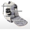 image:imageSTANLEY Standby Backpack Toast  Laptop Sleeve  Water Bottle Pocket  Luggage PassThrough  Breathable Mesh Back Panel  Padded Shoulder Straps  DurableSlate Blue