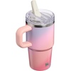 image:imageSTANLEY Quencher ProTour Flipstraw Tumbler 20 oz Multi Interfusion  BuiltIn Straw amp Handle  Cupholder Compatible for Travel  Leakproof Insulated Stainless Steel Cup  BPAFreeSunset Spiral