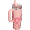 image:imageSTANLEY Quencher ProTour Flipstraw Tumbler 20 oz Multi Interfusion  BuiltIn Straw amp Handle  Cupholder Compatible for Travel  Leakproof Insulated Stainless Steel Cup  BPAFreeSorbet Garden