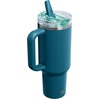 image:imageSTANLEY Quencher ProTour Flipstraw Tumbler 20 oz Multi Interfusion  BuiltIn Straw amp Handle  Cupholder Compatible for Travel  Leakproof Insulated Stainless Steel Cup  BPAFreeCoastal Teal