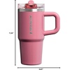 image:imageSTANLEY Quencher ProTour Flipstraw Tumbler 20 oz Multi Interfusion  BuiltIn Straw amp Handle  Cupholder Compatible for Travel  Leakproof Insulated Stainless Steel Cup  BPAFreePort Shimmer