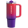 image:imageSTANLEY Quencher ProTour Flipstraw Tumbler 20 oz Multi Interfusion  BuiltIn Straw amp Handle  Cupholder Compatible for Travel  Leakproof Insulated Stainless Steel Cup  BPAFreeVermilion Hypergrip