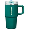 image:imageSTANLEY Quencher ProTour Flipstraw Tumbler 20 oz Multi Interfusion  BuiltIn Straw amp Handle  Cupholder Compatible for Travel  Leakproof Insulated Stainless Steel Cup  BPAFreeEmerald Honeydew