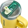 image:imageSTANLEY Quencher ProTour Flipstraw Tumbler 20 oz Multi Interfusion  BuiltIn Straw amp Handle  Cupholder Compatible for Travel  Leakproof Insulated Stainless Steel Cup  BPAFreeDaffodil Emerald