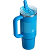 image:imageSTANLEY Quencher ProTour Flipstraw Tumbler 20 oz Multi Interfusion  BuiltIn Straw amp Handle  Cupholder Compatible for Travel  Leakproof Insulated Stainless Steel Cup  BPAFreeAzure Fade