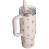 image:imageSTANLEY Quencher ProTour Flipstraw Tumbler 20 oz Multi Interfusion  BuiltIn Straw amp Handle  Cupholder Compatible for Travel  Leakproof Insulated Stainless Steel Cup  BPAFreeRose Quartz Bouquets