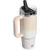 image:imageSTANLEY Quencher ProTour Flipstraw Tumbler 20 oz Multi Interfusion  BuiltIn Straw amp Handle  Cupholder Compatible for Travel  Leakproof Insulated Stainless Steel Cup  BPAFreeChampagne Plus