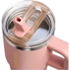 image:imageSTANLEY Quencher ProTour Flipstraw Tumbler 20 oz Multi Interfusion  BuiltIn Straw amp Handle  Cupholder Compatible for Travel  Leakproof Insulated Stainless Steel Cup  BPAFreePeach Rose
