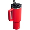 image:imageSTANLEY Quencher ProTour Flipstraw Tumbler 20 oz Multi Interfusion  BuiltIn Straw amp Handle  Cupholder Compatible for Travel  Leakproof Insulated Stainless Steel Cup  BPAFreeChili Black