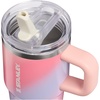 image:imageSTANLEY Quencher ProTour Flipstraw Tumbler 20 oz Multi Interfusion  BuiltIn Straw amp Handle  Cupholder Compatible for Travel  Leakproof Insulated Stainless Steel Cup  BPAFreeSunset Spiral