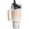 image:imageSTANLEY Quencher ProTour Flipstraw Tumbler 20 oz Multi Interfusion  BuiltIn Straw amp Handle  Cupholder Compatible for Travel  Leakproof Insulated Stainless Steel Cup  BPAFreeChampagne Plus