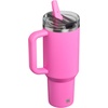image:imageSTANLEY Quencher ProTour Flipstraw Tumbler 20 oz Multi Interfusion  BuiltIn Straw amp Handle  Cupholder Compatible for Travel  Leakproof Insulated Stainless Steel Cup  BPAFreeHot Pink