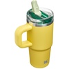 image:imageSTANLEY Quencher ProTour Flipstraw Tumbler 20 oz Multi Interfusion  BuiltIn Straw amp Handle  Cupholder Compatible for Travel  Leakproof Insulated Stainless Steel Cup  BPAFreeDaffodil Emerald
