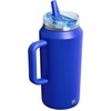 image:imageSTANLEY Quencher ProTour Flipstraw Tumbler 20 oz Multi Interfusion  BuiltIn Straw amp Handle  Cupholder Compatible for Travel  Leakproof Insulated Stainless Steel Cup  BPAFreeCobalt