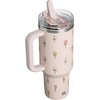 image:imageSTANLEY Quencher ProTour Flipstraw Tumbler 20 oz Multi Interfusion  BuiltIn Straw amp Handle  Cupholder Compatible for Travel  Leakproof Insulated Stainless Steel Cup  BPAFreeRose Quartz Bouquets
