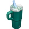 image:imageSTANLEY Quencher ProTour Flipstraw Tumbler 20 oz Multi Interfusion  BuiltIn Straw amp Handle  Cupholder Compatible for Travel  Leakproof Insulated Stainless Steel Cup  BPAFreeEmerald Honeydew