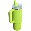 image:imageSTANLEY Quencher ProTour Flipstraw Tumbler 20 oz Multi Interfusion  BuiltIn Straw amp Handle  Cupholder Compatible for Travel  Leakproof Insulated Stainless Steel Cup  BPAFreeChartreuse