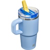 image:imageSTANLEY Quencher ProTour Flipstraw Tumbler 20 oz Multi Interfusion  BuiltIn Straw amp Handle  Cupholder Compatible for Travel  Leakproof Insulated Stainless Steel Cup  BPAFreeCornflower Admiral Blue