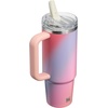 image:imageSTANLEY Quencher ProTour Flipstraw Tumbler 20 oz Multi Interfusion  BuiltIn Straw amp Handle  Cupholder Compatible for Travel  Leakproof Insulated Stainless Steel Cup  BPAFreeSunset Spiral