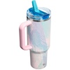 image:imageSTANLEY Quencher ProTour Flipstraw Tumbler 20 oz Multi Interfusion  BuiltIn Straw amp Handle  Cupholder Compatible for Travel  Leakproof Insulated Stainless Steel Cup  BPAFreeSea Glass Plume