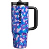 image:imageSTANLEY Quencher ProTour Flipstraw Tumbler 20 oz Multi Interfusion  BuiltIn Straw amp Handle  Cupholder Compatible for Travel  Leakproof Insulated Stainless Steel Cup  BPAFreeMulti Interfusion