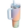 image:imageSTANLEY Quencher ProTour Flipstraw Tumbler 20 oz Multi Interfusion  BuiltIn Straw amp Handle  Cupholder Compatible for Travel  Leakproof Insulated Stainless Steel Cup  BPAFreeSunrise Spiral