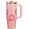 image:imageSTANLEY Quencher ProTour Flipstraw Tumbler 20 oz Multi Interfusion  BuiltIn Straw amp Handle  Cupholder Compatible for Travel  Leakproof Insulated Stainless Steel Cup  BPAFreeSorbet Garden