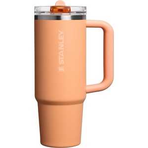 image:imageSTANLEY Quencher ProTour Flipstraw Tumbler 20 oz Multi Interfusion  BuiltIn Straw amp Handle  Cupholder Compatible for Travel  Leakproof Insulated Stainless Steel Cup  BPAFreeOasis Apricot