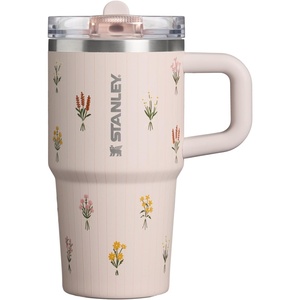 image:imageSTANLEY Quencher ProTour Flipstraw Tumbler 20 oz Multi Interfusion  BuiltIn Straw amp Handle  Cupholder Compatible for Travel  Leakproof Insulated Stainless Steel Cup  BPAFreeRose Quartz Bouquets