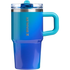 image:imageSTANLEY Quencher ProTour Flipstraw Tumbler 20 oz Multi Interfusion  BuiltIn Straw amp Handle  Cupholder Compatible for Travel  Leakproof Insulated Stainless Steel Cup  BPAFreeSea Glass Aura